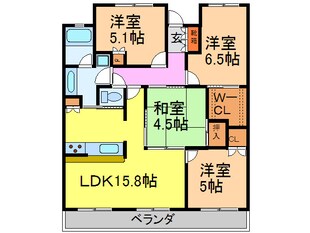 パークアクシス金山ＷＥＳＴの物件間取画像